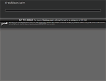 Tablet Screenshot of freshloan.com